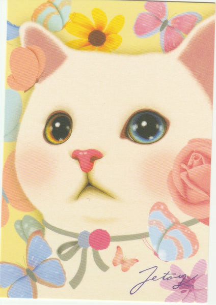 Jetoy Choo Choo Cat Postcard - B02
