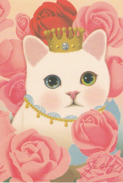 Jetoy Choo Choo Cat Postcard - B04
