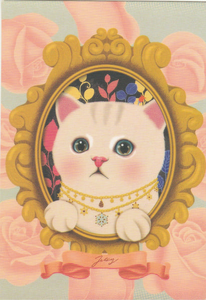 Jetoy Choo Choo Cat Postcard - B06