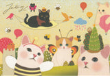Jetoy Choo Choo Cat Postcard - B13