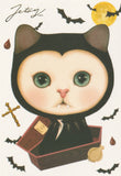 Jetoy Choo Choo Cat Postcard - C04