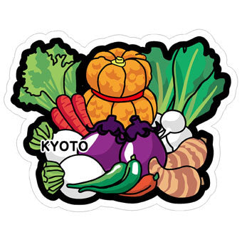Japan Gotochi (Kyoto) Postcard - Fresh Vegetables