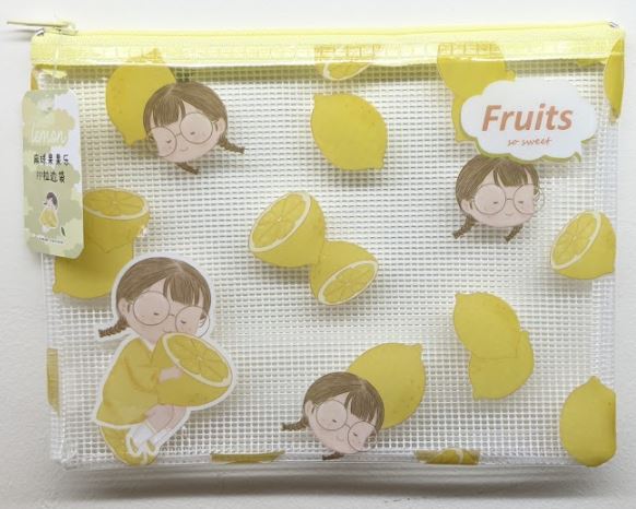 [FREE with USD25 purchase!] Fruits Lemon Pouch