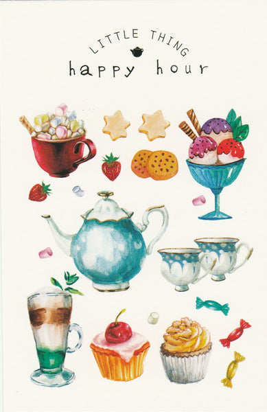 Little Thing Postcard Collection - Happy Hour Teatime