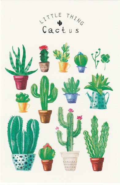 Little Thing Postcard Collection - Cactus Garden
