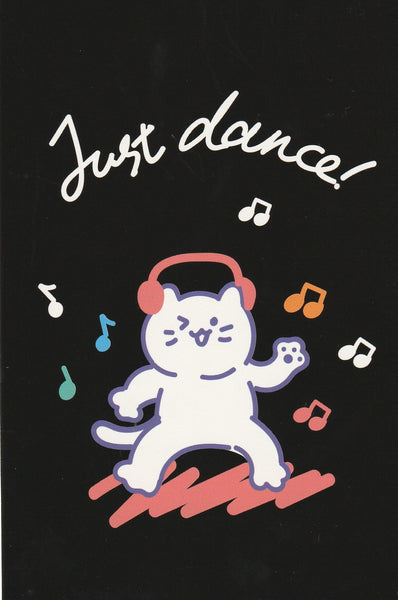 Mochi Cats Postcard (MC07) - Just Dance!