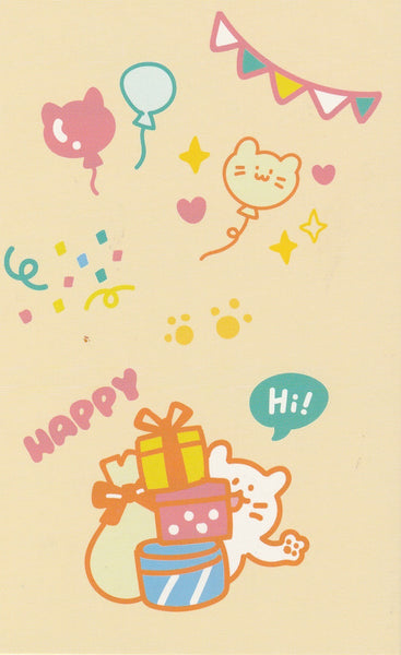 Mochi Cats Postcard (MC04) - Surprise Party