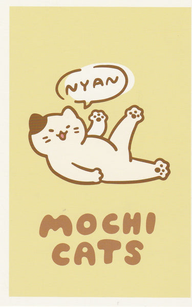 Mochi Cats Postcard (MC20) - Yoga Nyan