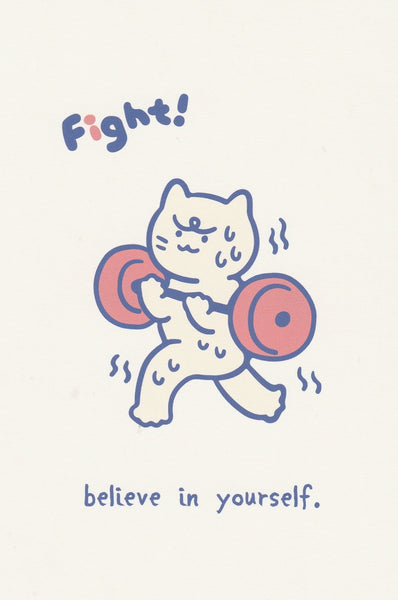 Mochi Cats Postcard (MC17) - Believe in Yourself