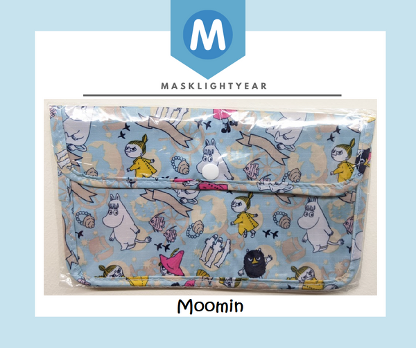 [FREE with USD30 purchase!] Mask Pouch - Moomins