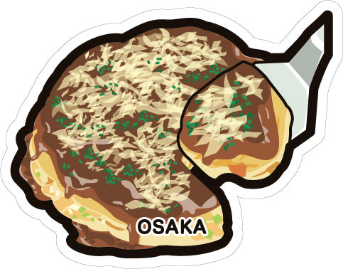 Japan Gotochi (Osaka) Postcard - Okonomiyaki
