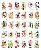 Panda Illustrated Postcard Collection - CP04