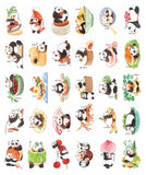 Panda Illustrated Postcard Collection - CP27