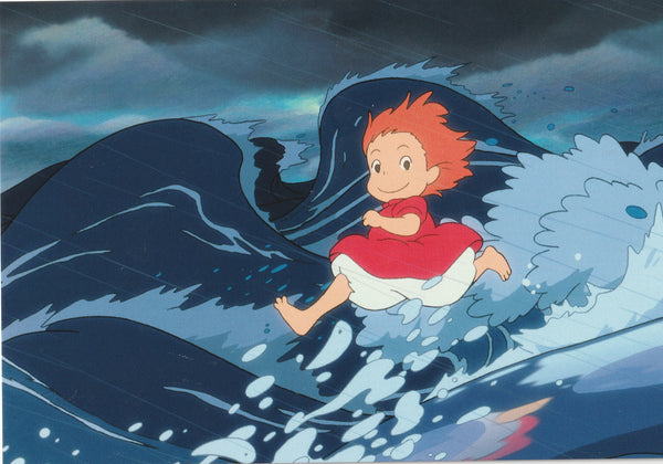 Studio Ghibli - Ponyo on the Cliff Postcard (1/6)