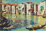 Japan Sanrio - Hello Kitty Travels to Europe Postcard D (Venice Gondola Ride)