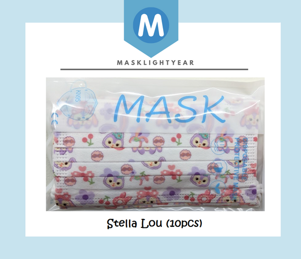 Disneysea Stellalou (Cherries) | Adult 3ply disposable single-use face mask (10pcs)