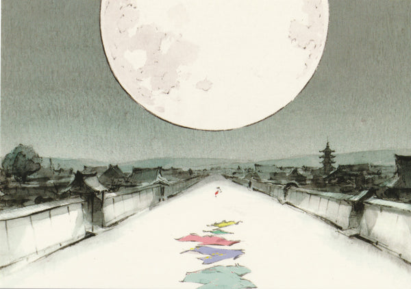 Studio Ghibli - The Tale of Princess Kaguya Postcard (3/4)