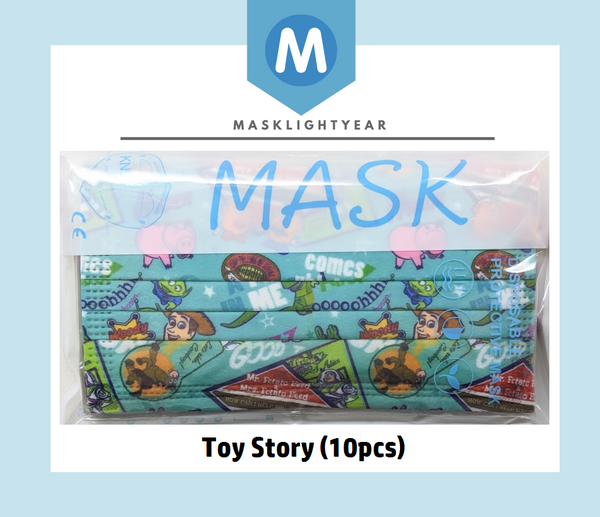 Disney Toy Story (Mixed) | Adult 3ply disposable single-use face mask (10pcs)