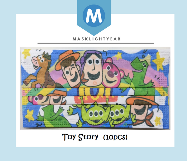 Disney Toy Story (Fun Poster) | Adult 3ply disposable single-use face mask (10pcs)