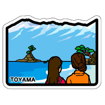 Japan Gotochi (Toyama) Postcard - Amehara Coast