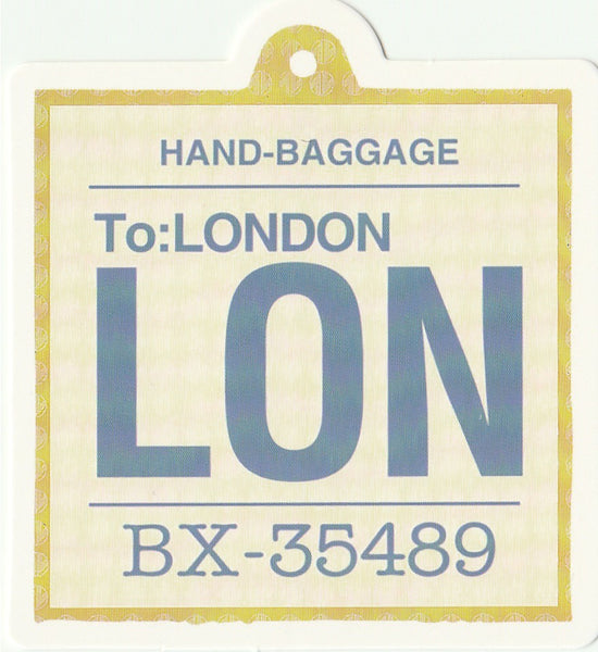 Travel Memories - T16 - London Luggage Tag Postcard