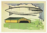 Travel Memories - T06 -  Airship Postcard