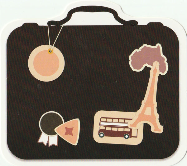 Travel Suitcase Postcard Collection CLT05