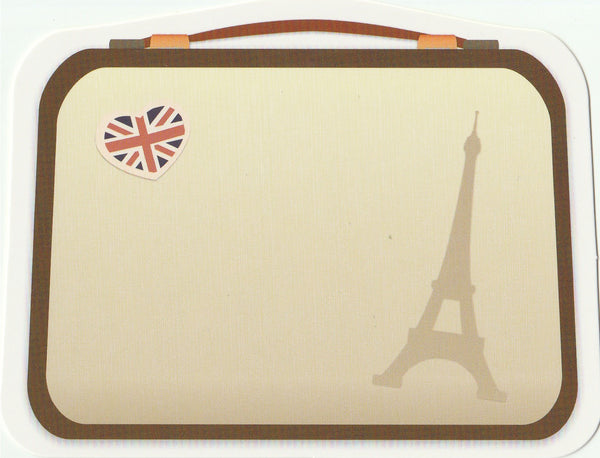 Travel Suitcase Postcard Collection CLT09