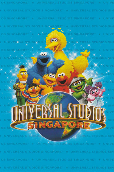 Universal Studios Singapore USS Postcard - Sesame Street SS01