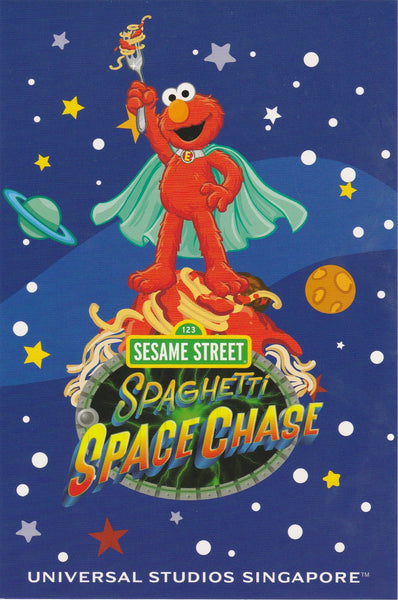Universal Studios Singapore USS Postcard - Sesame Street SS02