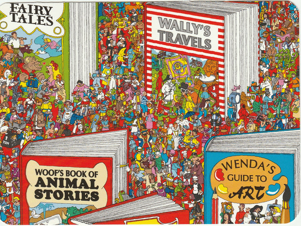 Where's Wally Postcard (BWP12) - Once Upon A Page