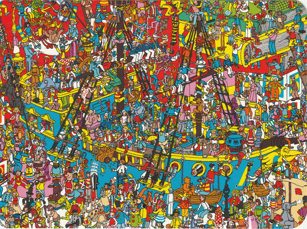 Where's Wally Postcard (BWP14) - Toys! Toys! Toys!