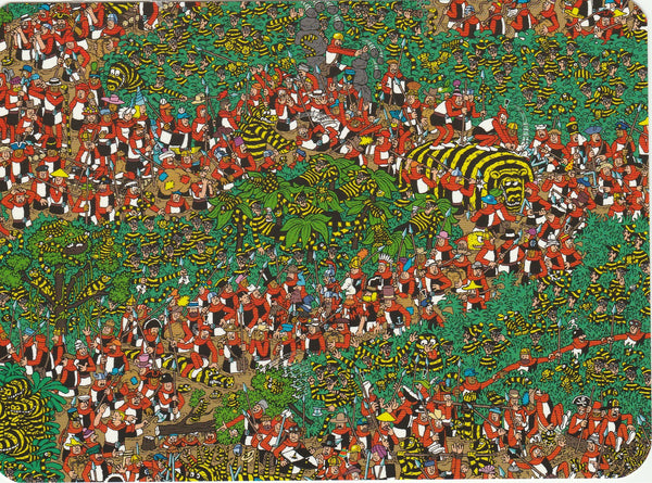 Where's Wally Postcard (BWP17) - The Odlaw Swamp