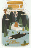 Bear in a Bottle Postcard Collection - Day dreams come true