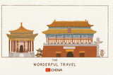 Wonderful Travel Famous Landmarks Postcard - China