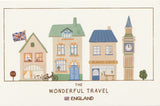 Wonderful Travel Famous Landmarks Postcard - England