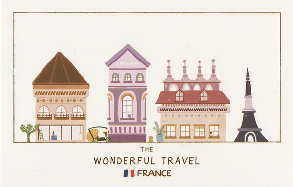 Wonderful Travel Famous Landmarks Postcard - France