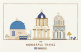 Wonderful Travel Famous Landmarks Postcard - Greece