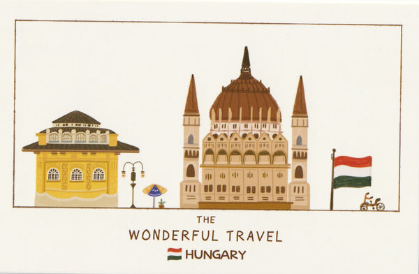 Wonderful Travel Famous Landmarks Postcard - Hungary
