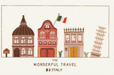 Wonderful Travel Famous Landmarks Postcard - Italy