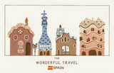 Wonderful Travel Famous Landmarks Postcard - Spain