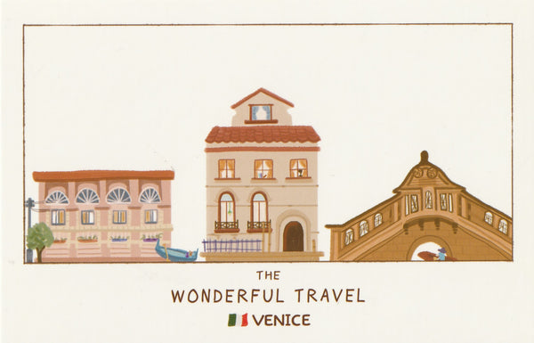 Wonderful Travel Famous Landmarks Postcard - Venice