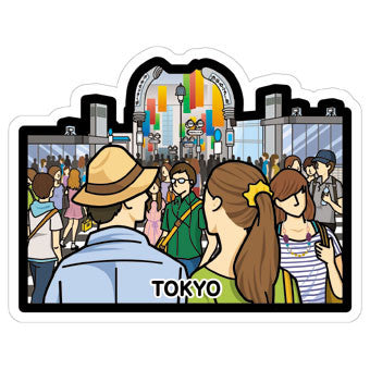 Japan Gotochi (Tokyo) Postcard - Shibuya Crossing