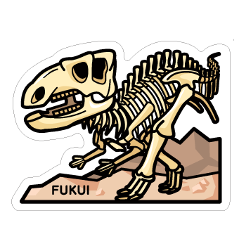 Japan Gotochi (Fukui) Postcard - Dinosaur Bones